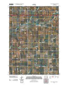 Valley Springs South Dakota Historical topographic map, 1:24000 scale, 7.5 X 7.5 Minute, Year 2010