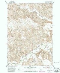 Van Metre South Dakota Historical topographic map, 1:24000 scale, 7.5 X 7.5 Minute, Year 1951