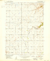Vayland SE South Dakota Historical topographic map, 1:24000 scale, 7.5 X 7.5 Minute, Year 1951