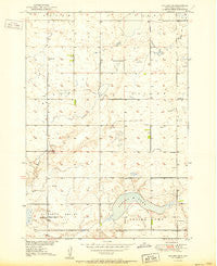 Vayland SW South Dakota Historical topographic map, 1:24000 scale, 7.5 X 7.5 Minute, Year 1951