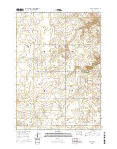 Vayland SE South Dakota Current topographic map, 1:24000 scale, 7.5 X 7.5 Minute, Year 2015