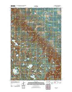 Veblen South Dakota Historical topographic map, 1:24000 scale, 7.5 X 7.5 Minute, Year 2012