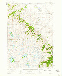 Veblen South Dakota Historical topographic map, 1:24000 scale, 7.5 X 7.5 Minute, Year 1958