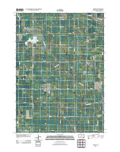 Viborg South Dakota Historical topographic map, 1:24000 scale, 7.5 X 7.5 Minute, Year 2012