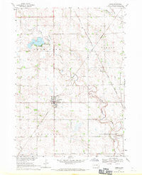 Viborg South Dakota Historical topographic map, 1:24000 scale, 7.5 X 7.5 Minute, Year 1968