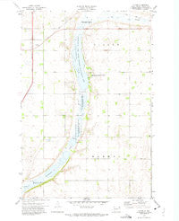 Victor South Dakota Historical topographic map, 1:24000 scale, 7.5 X 7.5 Minute, Year 1972