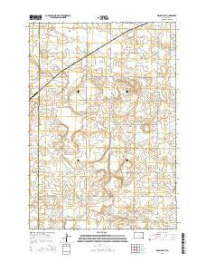 Vienna East South Dakota Current topographic map, 1:24000 scale, 7.5 X 7.5 Minute, Year 2015