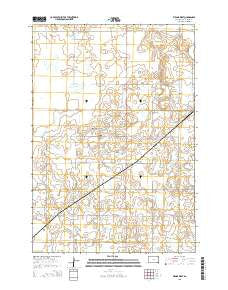 Vienna West South Dakota Current topographic map, 1:24000 scale, 7.5 X 7.5 Minute, Year 2015