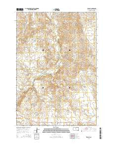 Virginia South Dakota Current topographic map, 1:24000 scale, 7.5 X 7.5 Minute, Year 2015