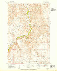 Virginia South Dakota Historical topographic map, 1:24000 scale, 7.5 X 7.5 Minute, Year 1951