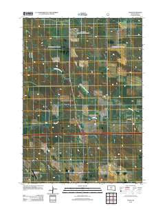 Vivian South Dakota Historical topographic map, 1:24000 scale, 7.5 X 7.5 Minute, Year 2012