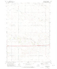 Vivian NW South Dakota Historical topographic map, 1:24000 scale, 7.5 X 7.5 Minute, Year 1972