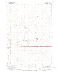 Vivian South Dakota Historical topographic map, 1:24000 scale, 7.5 X 7.5 Minute, Year 1972