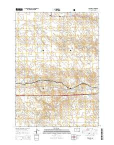 Vivian NW South Dakota Current topographic map, 1:24000 scale, 7.5 X 7.5 Minute, Year 2015
