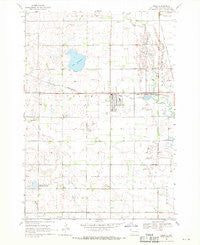 Volga South Dakota Historical topographic map, 1:24000 scale, 7.5 X 7.5 Minute, Year 1968