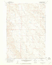 Volunteer NW South Dakota Historical topographic map, 1:24000 scale, 7.5 X 7.5 Minute, Year 1959