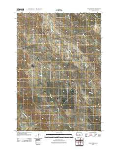 Volunteer NW South Dakota Historical topographic map, 1:24000 scale, 7.5 X 7.5 Minute, Year 2012