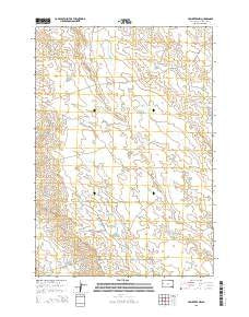 Volunteer NW South Dakota Current topographic map, 1:24000 scale, 7.5 X 7.5 Minute, Year 2015