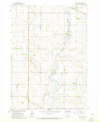 Wagner NE South Dakota Historical topographic map, 1:24000 scale, 7.5 X 7.5 Minute, Year 1964
