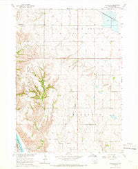 Wagner SW South Dakota Historical topographic map, 1:24000 scale, 7.5 X 7.5 Minute, Year 1964