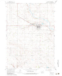 Wagner South Dakota Historical topographic map, 1:24000 scale, 7.5 X 7.5 Minute, Year 1964