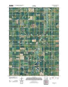 Wagner NE South Dakota Historical topographic map, 1:24000 scale, 7.5 X 7.5 Minute, Year 2012