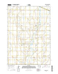 Wagner NE South Dakota Current topographic map, 1:24000 scale, 7.5 X 7.5 Minute, Year 2015