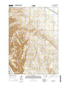Wagner SW South Dakota Current topographic map, 1:24000 scale, 7.5 X 7.5 Minute, Year 2015