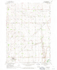 Wakonda South Dakota Historical topographic map, 1:24000 scale, 7.5 X 7.5 Minute, Year 1968