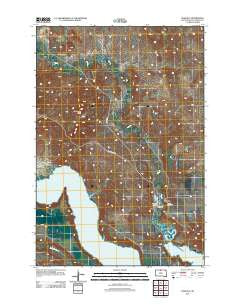 Wakpala South Dakota Historical topographic map, 1:24000 scale, 7.5 X 7.5 Minute, Year 2012