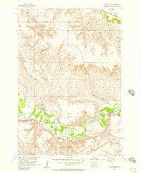 Wakpala NW South Dakota Historical topographic map, 1:24000 scale, 7.5 X 7.5 Minute, Year 1956