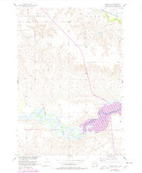 Wakpala NW South Dakota Historical topographic map, 1:24000 scale, 7.5 X 7.5 Minute, Year 1956