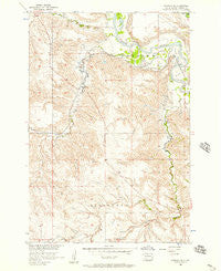 Wakpala SE South Dakota Historical topographic map, 1:24000 scale, 7.5 X 7.5 Minute, Year 1956