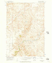 Wakpala SW South Dakota Historical topographic map, 1:24000 scale, 7.5 X 7.5 Minute, Year 1956