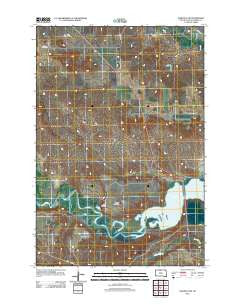 Wakpala NW South Dakota Historical topographic map, 1:24000 scale, 7.5 X 7.5 Minute, Year 2012