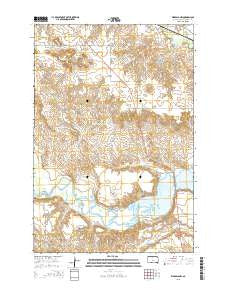 Wakpala NW South Dakota Current topographic map, 1:24000 scale, 7.5 X 7.5 Minute, Year 2015