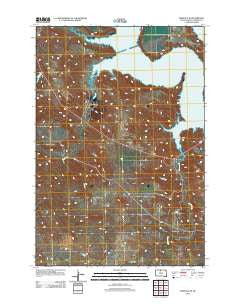 Wakpala SE South Dakota Historical topographic map, 1:24000 scale, 7.5 X 7.5 Minute, Year 2012