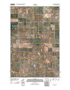 Walker South Dakota Historical topographic map, 1:24000 scale, 7.5 X 7.5 Minute, Year 2011