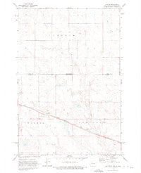 Walker South Dakota Historical topographic map, 1:24000 scale, 7.5 X 7.5 Minute, Year 1972