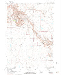 Wall SW South Dakota Historical topographic map, 1:24000 scale, 7.5 X 7.5 Minute, Year 1960