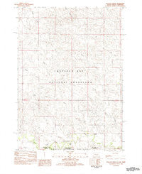 Wallace Ranch South Dakota Historical topographic map, 1:25000 scale, 7.5 X 7.5 Minute, Year 1982