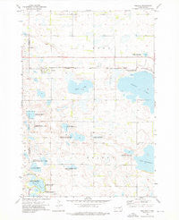 Wallace South Dakota Historical topographic map, 1:24000 scale, 7.5 X 7.5 Minute, Year 1973