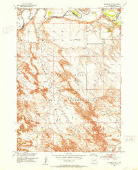 Wanblee NE South Dakota Historical topographic map, 1:24000 scale, 7.5 X 7.5 Minute, Year 1951