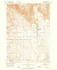 Wanblee South Dakota Historical topographic map, 1:24000 scale, 7.5 X 7.5 Minute, Year 1950