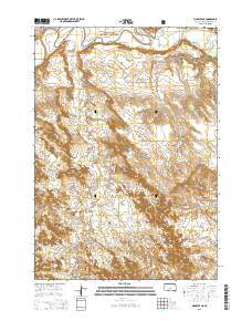 Wanblee NE South Dakota Current topographic map, 1:24000 scale, 7.5 X 7.5 Minute, Year 2015