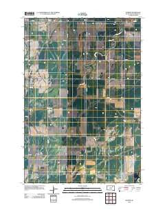 Warner South Dakota Historical topographic map, 1:24000 scale, 7.5 X 7.5 Minute, Year 2012