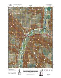Wasta South Dakota Historical topographic map, 1:24000 scale, 7.5 X 7.5 Minute, Year 2012