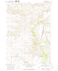 Wasta NW South Dakota Historical topographic map, 1:24000 scale, 7.5 X 7.5 Minute, Year 1954