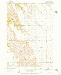 Wasta SE South Dakota Historical topographic map, 1:24000 scale, 7.5 X 7.5 Minute, Year 1954