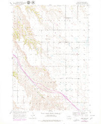 Wasta SE South Dakota Historical topographic map, 1:24000 scale, 7.5 X 7.5 Minute, Year 1954